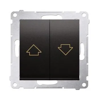vypínač Tlačítko jednoduché žaluziové Simon 54 premium modul antracit