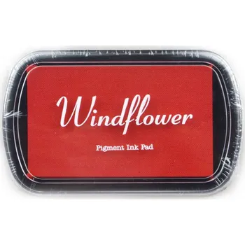 Výtvarná barva SMT Creatoys Polštářek pro razítkování Windflower červený
