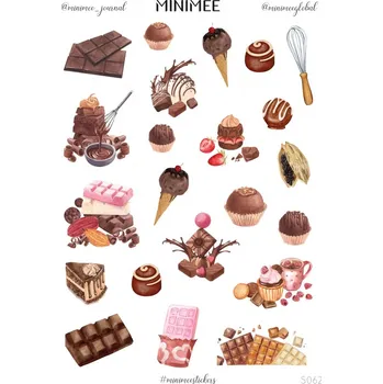 samolepka Samolepky MINIMEE journal - Čokoláda