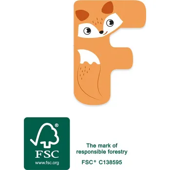 Dětské zboží small foot Drevené písmeno F