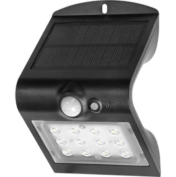 Venkovní osvětlení Solární LED svítidlo SILOE s detektorem pohybu, černé