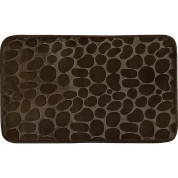 PROPER koupelnová podložka 40x60cm OKRUHLÁKY hnědá