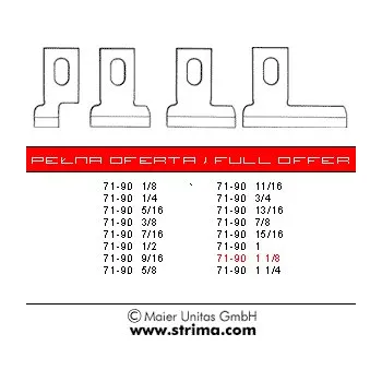Příslušenství k šicímu stroji Brother Nůž 71-90 1 1/8 HSS MAIER
