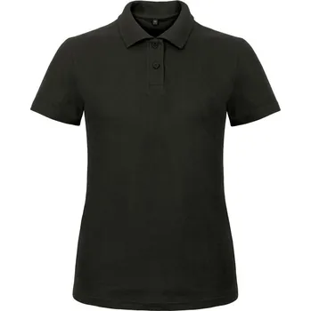 Pánské tričko B&amp;C - ID.001 piqué polo dámská polokošile black - XS