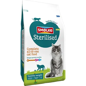 Krmivo pro kočku 2x4kg Smolke Sterilised Weight Control granule pro kočky