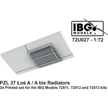 Plastikový model 1/72 Radiators for PZL 37 Los A/A bis (3D-Printed)