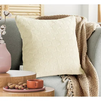 Dekorativní polštářek Povlak polštářku 40x40 DP91 smetanová