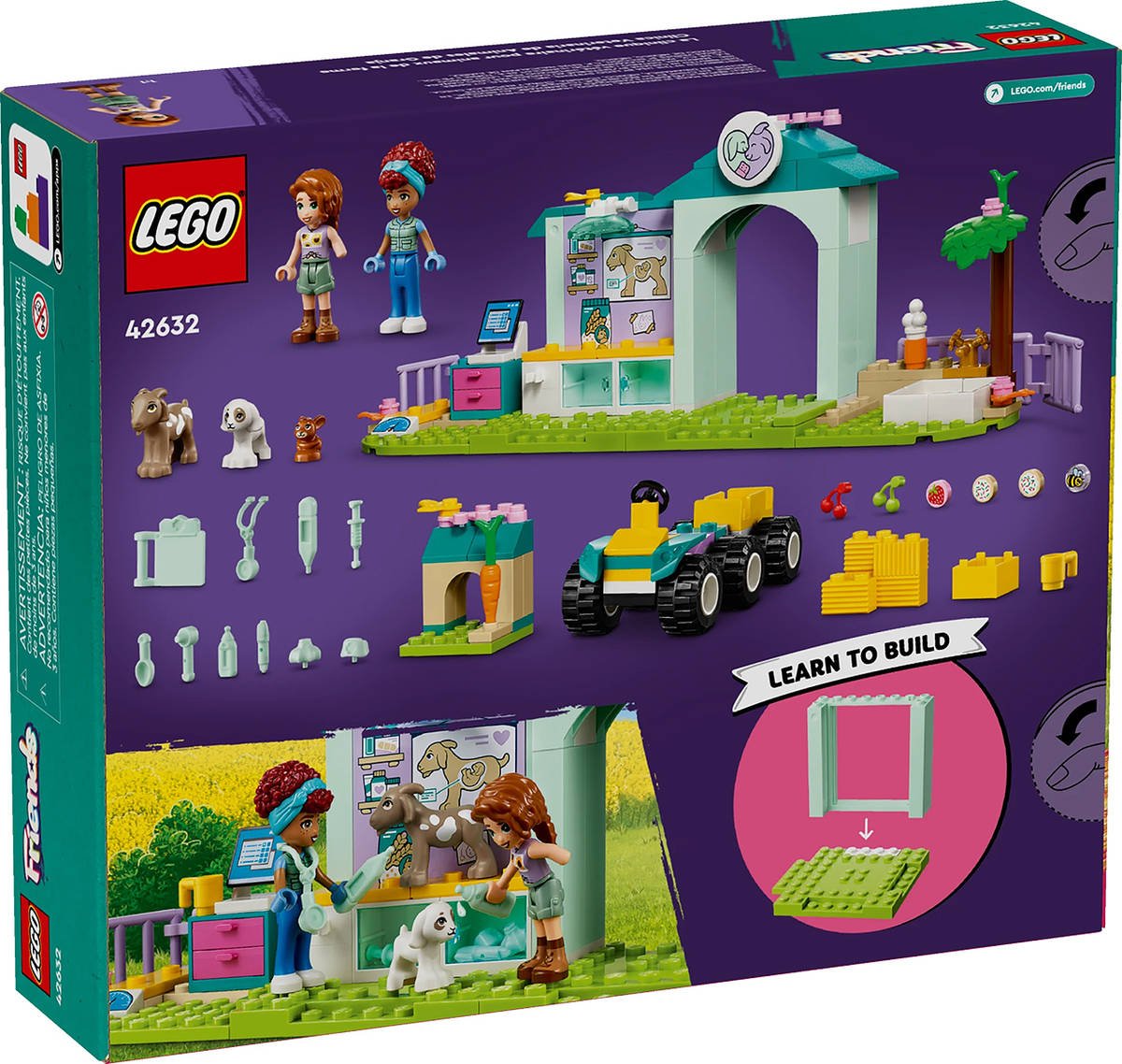 foto Stavebnice LEGO LEGO Friends 42632 Veterinární klinika pro zvířátka z farmy