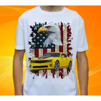 Pánské tričko tričko Chevrolet Camaro XS (tričko s osobním autem)