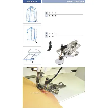 Texi Zakladač s podvinutím pro šicí stroje UMA-210 5 L