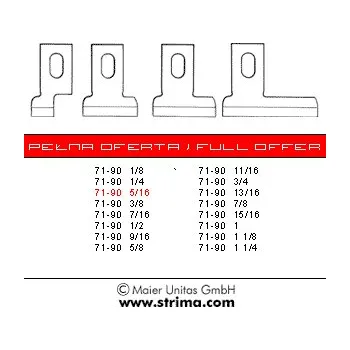 Příslušenství k šicímu stroji Brother Nůž 71-90 5/16 HSS MAIER