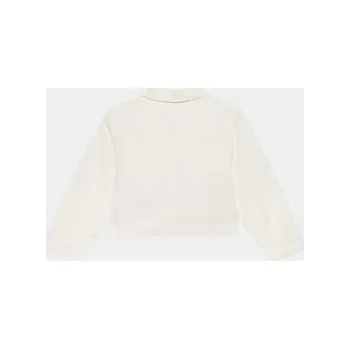 Pánská větrovka United Colors Of Benetton Jeansová bunda 22C2CN04D Écru Regular Fit 3XL