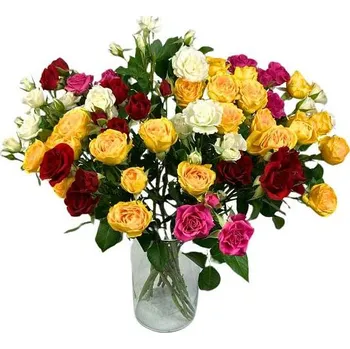 umělá květina Trsová růže