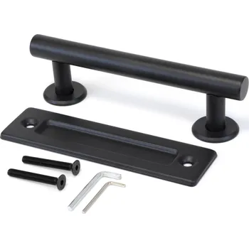 Dveřní kování Emuca Madlo na posuvné dveře PASSADENA / Černá matná 180 mm