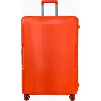 Střední oranžový kufr Osaka uzavíraný přezkami