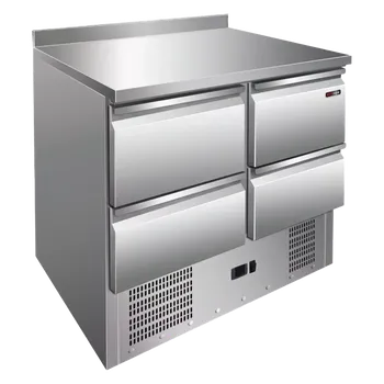 Stůl chladicí 2x2 zásuvky, salátový | REDFOX - MTZ 904