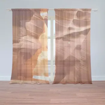 Záclona Záclony Skály v poušti: 2 ks - 150x250 cm - Sablio