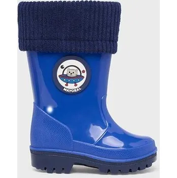 Dívčí holínky dětské zateplené holínky Mayoral 42447-80 modré velikost 23