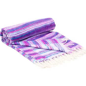 Dětská deka Deka pruhovaná v odstínech fialové
