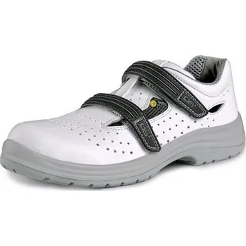 Pracovní obuv Obuv sandál CXS PINE S1 ESD, s ocelovou špicí, perforovaný, bílá, vel. 40