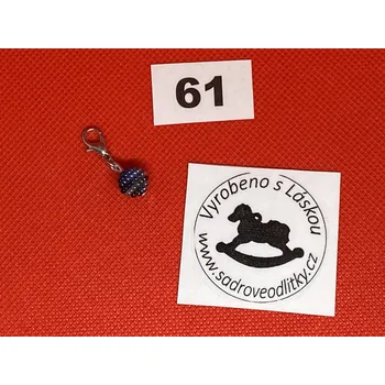 HandMade by VeJa Přívěšek s karabinkou č.61