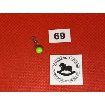 HandMade by VeJa Přívěšek s karabinkou č.69