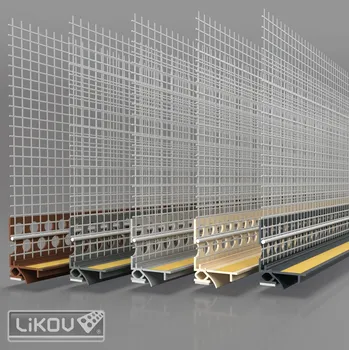 rohová lišta LS2-FLEX 06/2600/šedá světlá RAL 7047/VERTEX/lišta okenní začišťovací 2D 6mm 2.6m