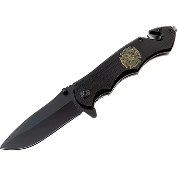 kapesní nůž Záchranářský nůž Fire Dept Clip Point (zavírací nůž pro záchranáře)