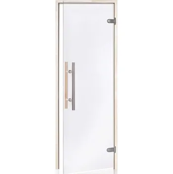 Dveře do sauny "A" Light Premium 7x19 Clear 690x1890 mm Osika, Harvia