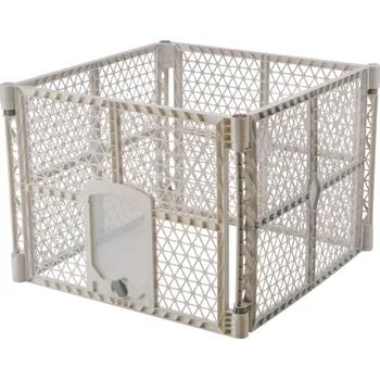 ohrádka pro psa Ohrádka pro psy bílá 497059 90 x 90 x 66,7 cm