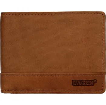 Peněženka Pánská kožená peněženka Lagen Pavelo - hnědá