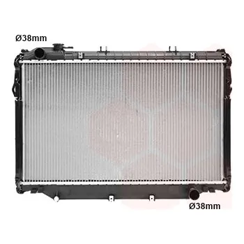 Autodíl Chladič, chlazení motoru VAN WEZEL 53002223