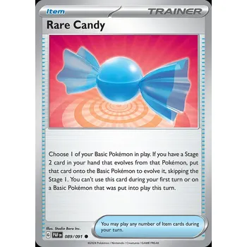 Sběratelská karetní hra Pokémon karta Rare Candy 089/091 - Paldean Fates