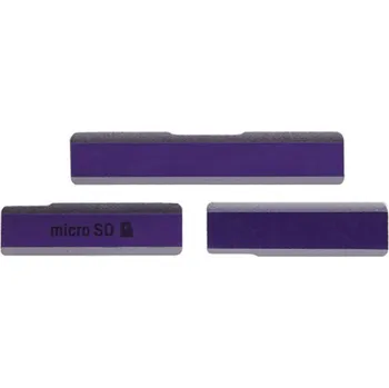 Sony Xperia Z1 sada bočních krytek fialové C6903 L39h