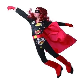 Karnevalový kostým Karnevalový Kostým Superhrdinka 120-130 cm Šaty na karneval