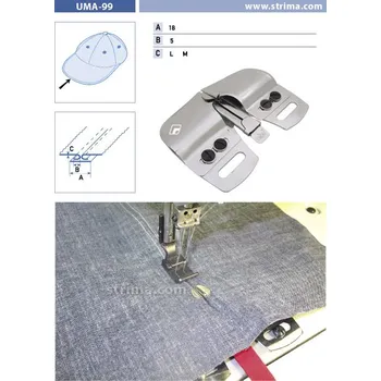 Příslušenství k šicímu stroji Texi Zakladač pro dvojjehlové šicí stroje UMA-99 18/5 M