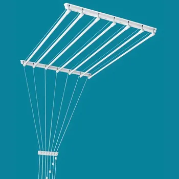 Sušák na prádlo PENAR Stropní sušák 7 tyčový 1,5 metrový složený