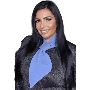 Šála Dámská šála K.21.881.17 modrá - Kamea 54/60