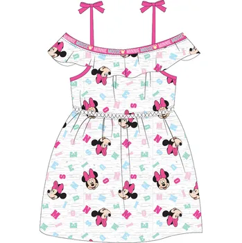 Dívčí šaty Minnie Mouse - licence Dívčí šaty - Minnie Mouse 52239631, světle šedý melír Barva: Šedá, Velikost: 122