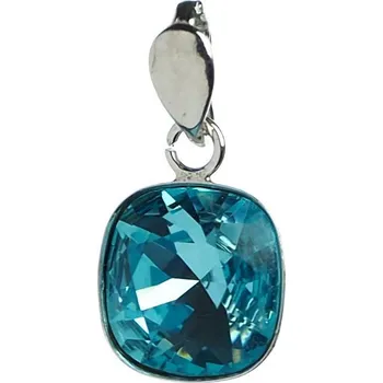 Přívěsek Argento 84822 Stříbrný přívěsek - modrý křišťál Swarovski