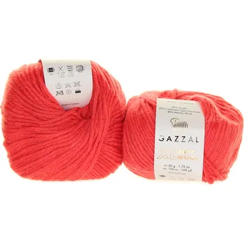 Příze Gazzal Baby Wool XL 819 korálová