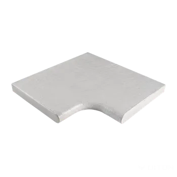 Dlažba DITON Bazénové lemy PREMIERE bílá roh vnitřní 45 × 45 × 4 cm