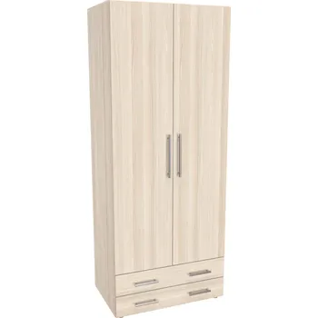 Komoda Skříň RIO 80 Varianta: Šatní tyč, Dekor: Akácie světlá