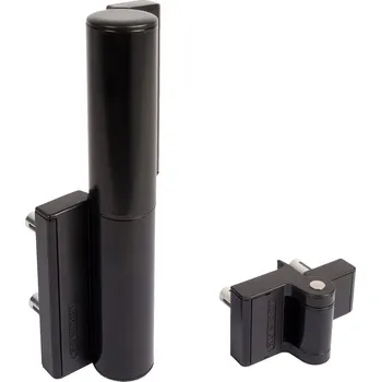 Zavírač dveří LOCINOX TIGER černý kompaktní samozavírač pro branky do 75 kg