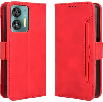 Pouzdro na tablet VSECHNONAMOBIL 69492 SLOT Peněženkový obal pro Oukitel C35 / Oukitel C36 červený