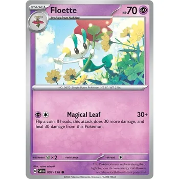 Karetní hra Floette 092/198 - Scarlet & Violet Typ karty: Reverse Holo