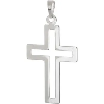Přívěsek Stříbrný přívěšek kříž STRZ0959F