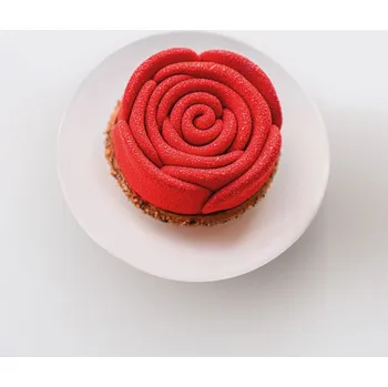 Forma na pečení Pavoni SILIKONOVÁ FORMA NA DEZERRTY - LA VIE EN ROSE (RŮŽE) 100 ml