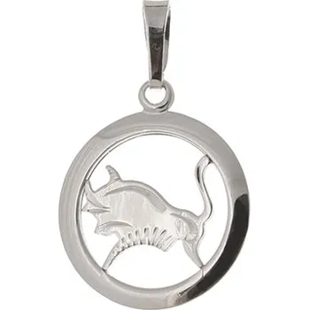 Přívěsek Stříbrný přívěšek znamení býk STRZ0612F