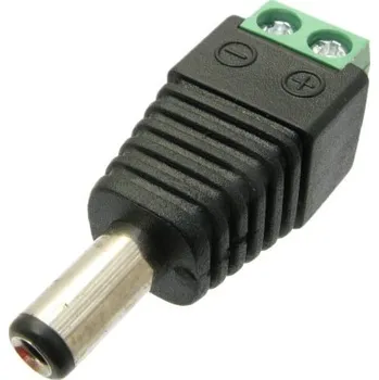 Rozvaděč OEM DCSV21 DC napájecí konektor 2.1mm se svorkovnicí - male DCSV21